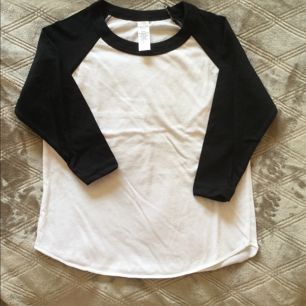 Unisex toddler raglan tee